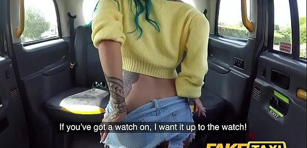  Fake Taxi Ass to mouth with tattooed dirty British babe Alexxa Vice